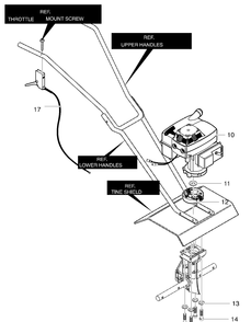 Part Location Diagram of F-011313M Briggs and Stratton Instruction Manual